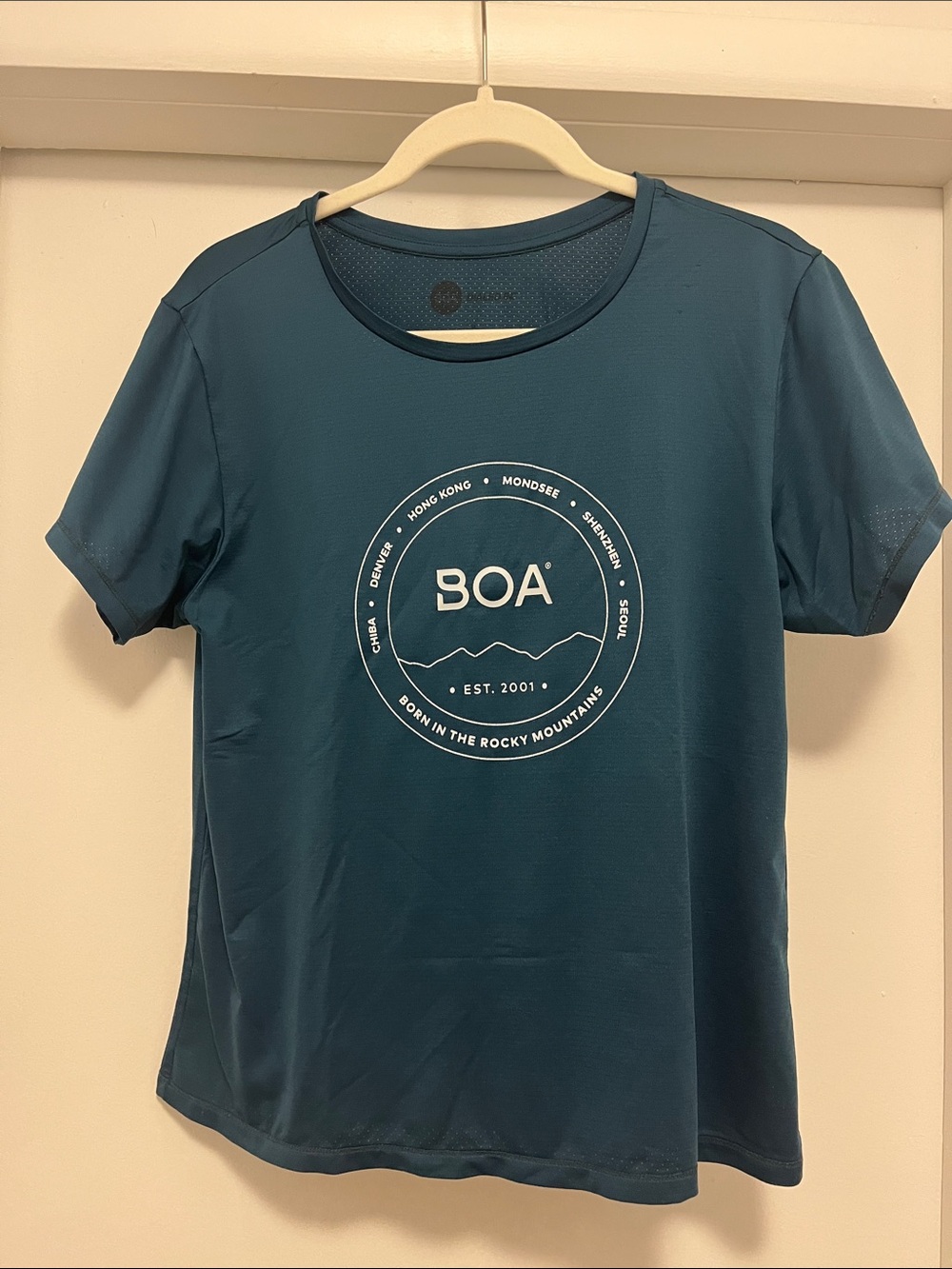 BOA Teal Performance Short Sleeve Tee